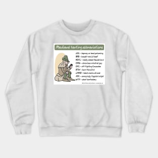 Medieval texting abbreviations Crewneck Sweatshirt